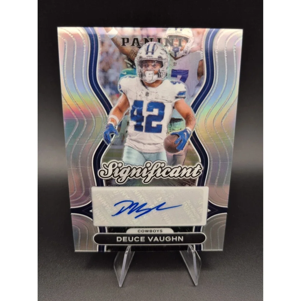 2024 Panini Prizm Deuce Vaughn #SS-DVN Significant Silver Prizm Auto Cowboys